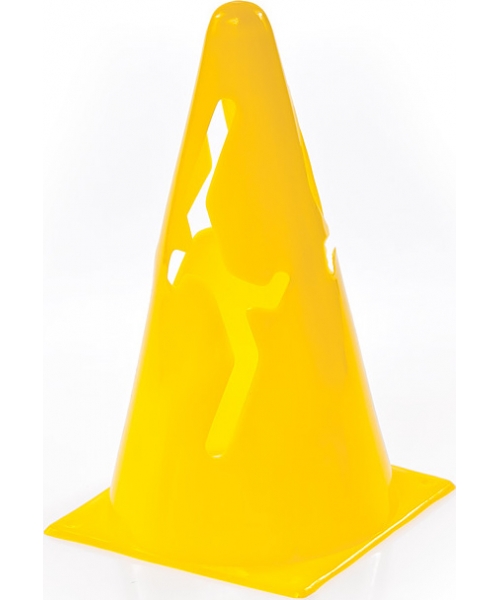 Treeningkoonused Smj: Kūgis SMJ, 23cm, geltonas