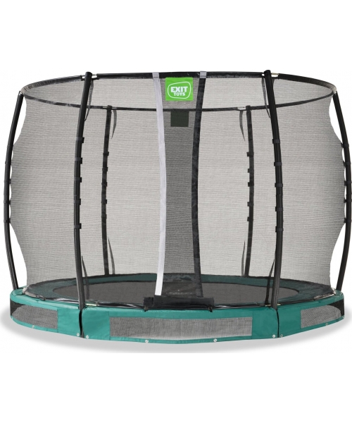 Batuudikomplektid Exit: EXIT Allure Premium ground trampoline ø305cm - green