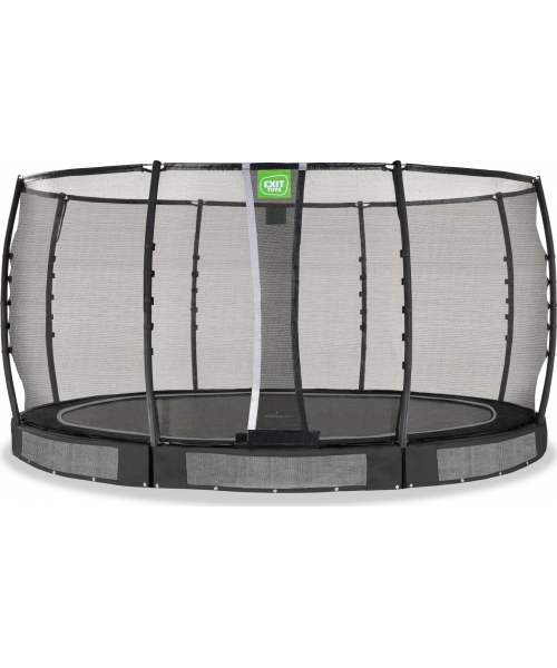 Trampoline Sets Exit: EXIT Allure Premium ground trampoline ø427cm - black