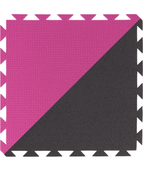 Mattresses & Tatami Yate: Grindų danga Yate, 43x43x1.0cm, rožinė/pilka