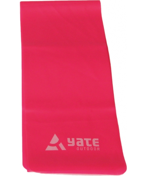 Resistance Bands Yate: Pasipriešinimo guma Yate, 25mx15cm, vidutinis pasipriešinimas, raudona