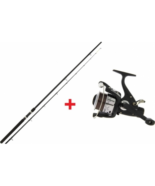 Fishing Rods Angling Pursuits: Dugninės meškerės ir ritės komplektas AP Feeder Max, 3m/75gr + MAX40