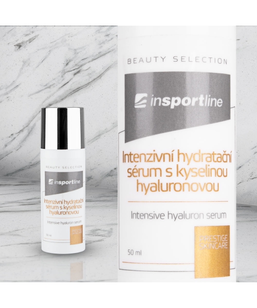 Nahahooldus Kosmeetika inSPORTline: Intensive moisturizing serum inSPORTline with hyaluronic acid 50 ml