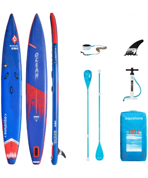 Inflatable paddleboards Aquatone: Irklentė su priedais Aquatone Ocean 14'0" - 2022
