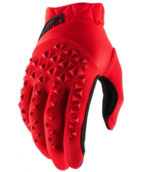 Meeste motokross-kindad 100%: Motocross Gloves 100% Airmatic Red/Black