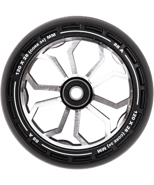 Spare Wheels for Scooters Limit: Ratukas paspirtukui LMT XL, 120mm, w/ ABEC, 9 guolių