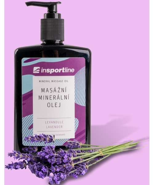 Massaažiõlid inSPORTline: Mineralinis masažo aliejus inSPORTline Lavender 500 ml