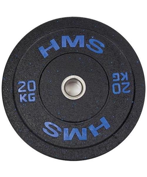 Rubber-Coated Ruberton Plates HMS: Olimpinis svoris HMS HTBR20, 20kg, mėlynas
