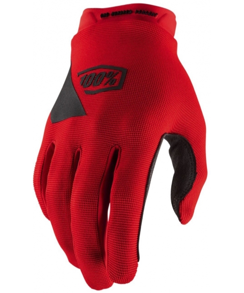 Meeste jalgrattakindad 100%: Cycling/Motocross Gloves 100% Ridecamp Red