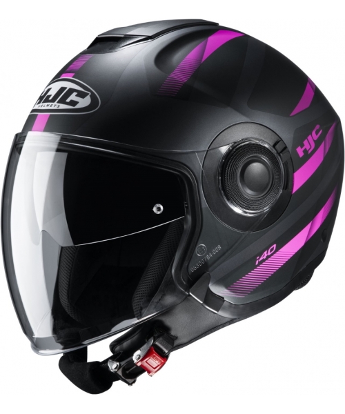 Open Face Helmets HJC: Motociklininko šalmas HJC i40 Remi MC8SF