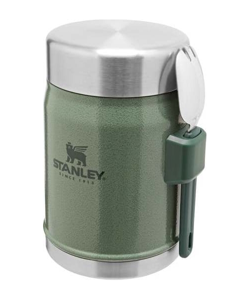 Thermoses Stanley: Thermos For Food Stanley Classic Legendary 0.4L, Green, With Spork