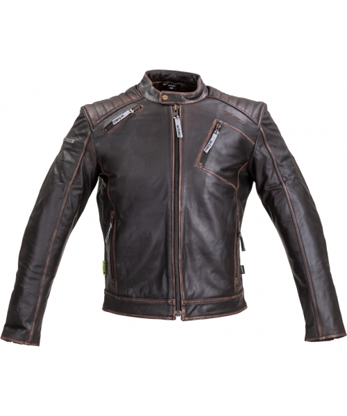 Men's Leather Motorcycle Jackets W-TEC: Leather Motorcycle Jacket W-TEC Embracer