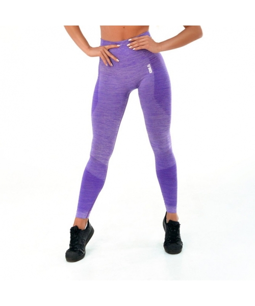 High Waist Leggings Boco Wear: Women’s Leggings Boco Wear Violet Melange Push Up