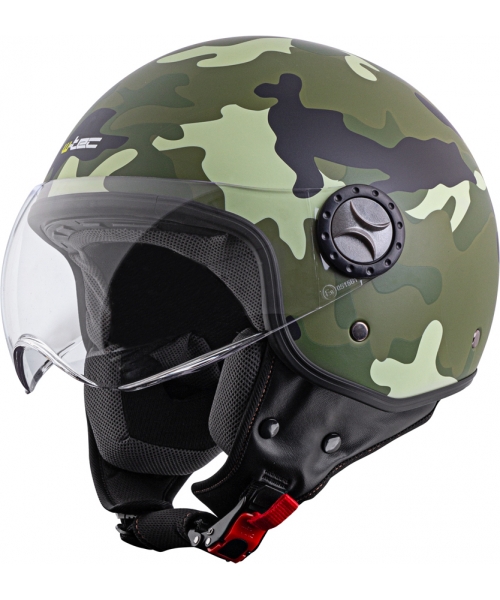 Open Face Helmets W-TEC: Scooter Helmet W-TEC FS-701C Camo