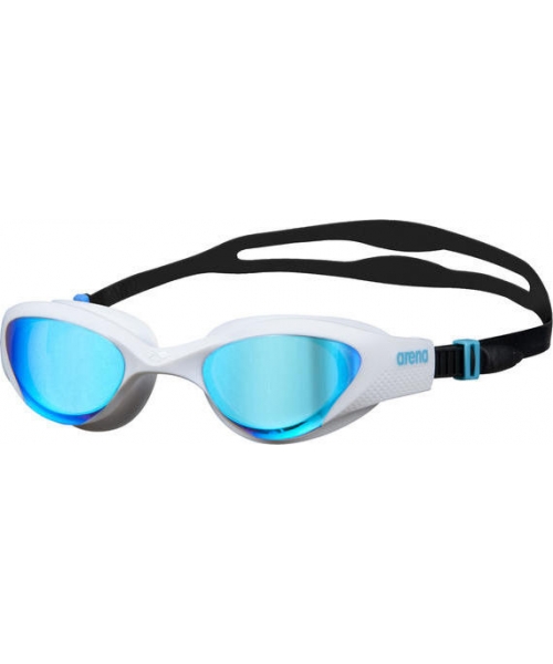Sukeldumismaskid Arena: Veidrodiniai plaukimo akiniai Arena The One, mėlyni-balti