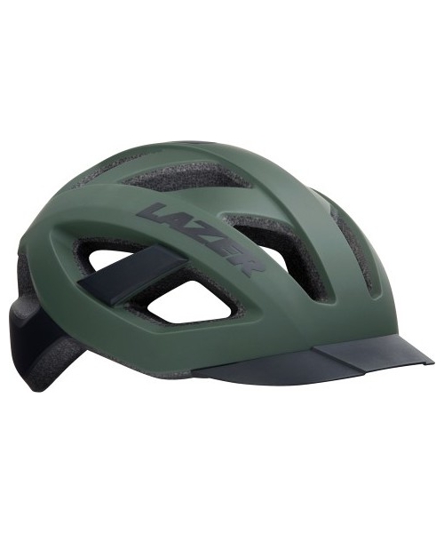 Gloves & Helmets & Accessories Lazer: Dviratininko šalmas Lazer Cameleon Mips, dydis L, tamsiai žalias matinis