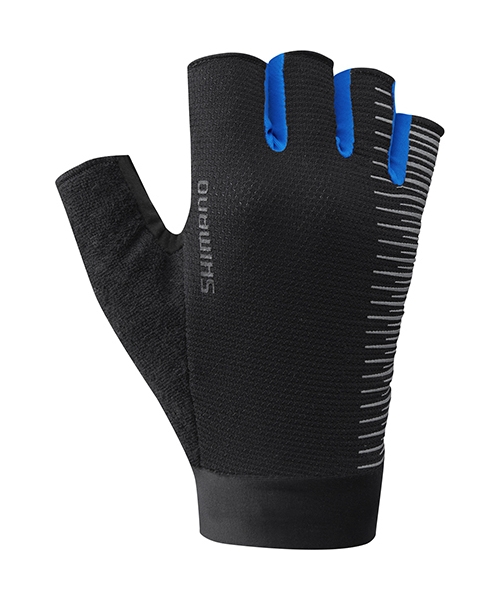 Gloves & Helmets & Accessories Shimano cycling: Dviratininko pirštinės Shimano Classic, dydis XXL, juodos/mėlynos