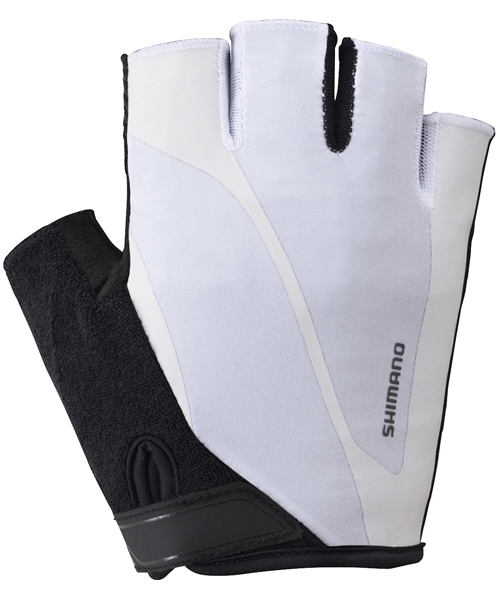 Gloves & Helmets & Accessories Shimano cycling: Dviratininko pirštinės Shimano Classic, dydis L, baltos