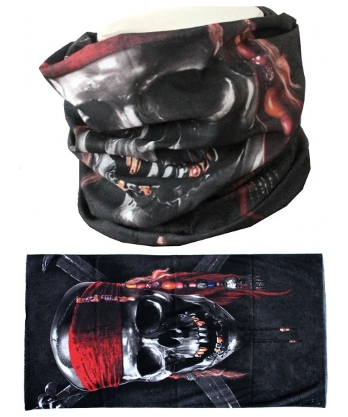 Balaclavas, face masks, neck warmers MTHDR: Neck Warmer MTHDR Scarf Pirate Skull