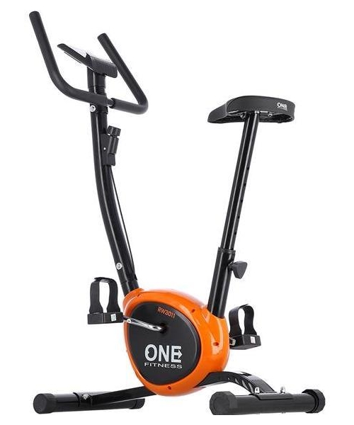 Velotrenazöörid One Fitness: Treniruoklis One Fitness Rw3011, juodas-oranžinis