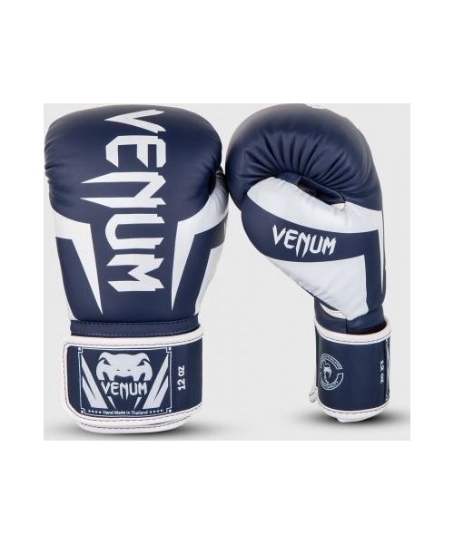 Boxing Gloves Venum: Boxing Gloves Venum Elite - White/Navy Blue