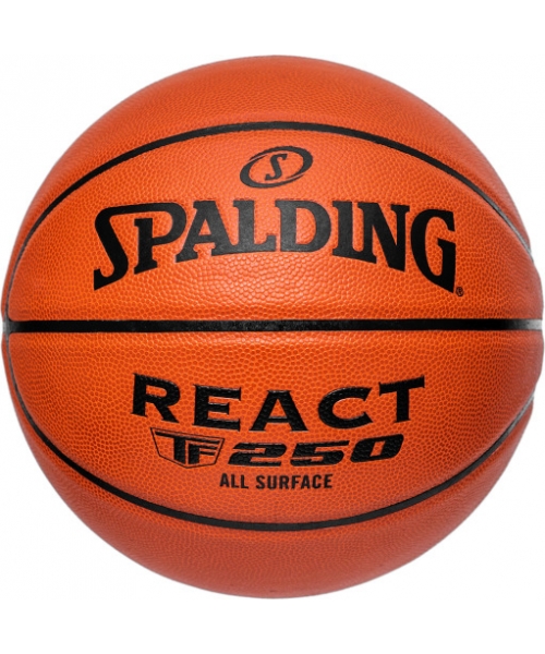 Korvapallid Spalding: Krepšinio kamuolys Spalding React TF-250, dydis 7