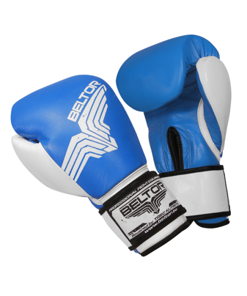 Boxing Gloves Beltor: Bokso pirštinės Beltor Pro Fight B0008 mėlynos, 10oz