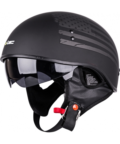 Open Face Helmets W-TEC: Motorcycle Helmet W-TEC V535 US Flag