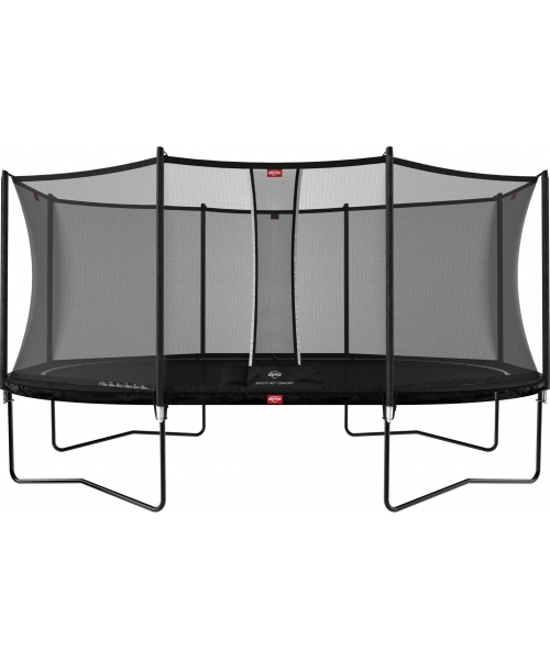 Trampoline Sets BERG: Trampoline BERG Grand Favorit Regular 520 Black + Safety Net Comfort