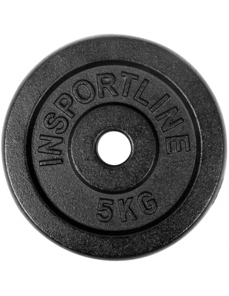 Steel inSPORTline Plates inSPORTline: Steel weight for gripper 30mm inSPORTline 5kg