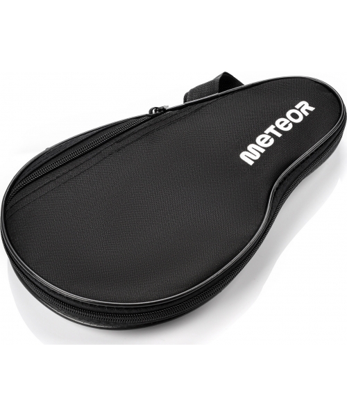 Lauatennise reketid Meteor: Table Tenis Racket And Balls Cover Meteor Pro, Black, 16004