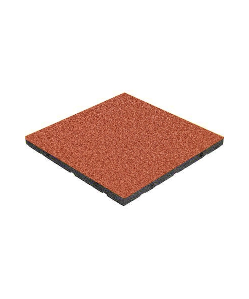 Sports Coatings Fitker: Rubber Tile Base Standard - Square, Red