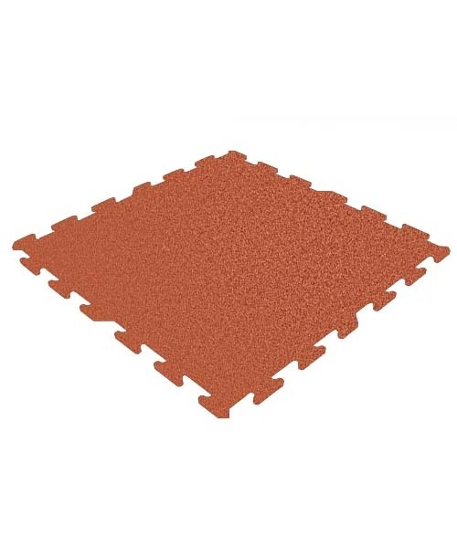 Spordikatted Fitker: Kummist põrandakatte plaat Standard - Puzzle, punane