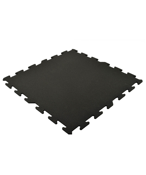 Sports Coatings Fitker: Rubber Tile Slice - Puzzle, Black, 99x99cm