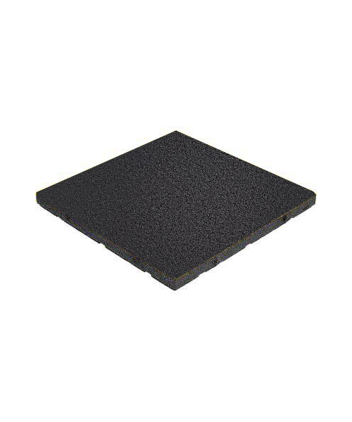 Sports Coatings Fitker: Rubber Tile Base Standard - Square, Black, 50x50x5cm