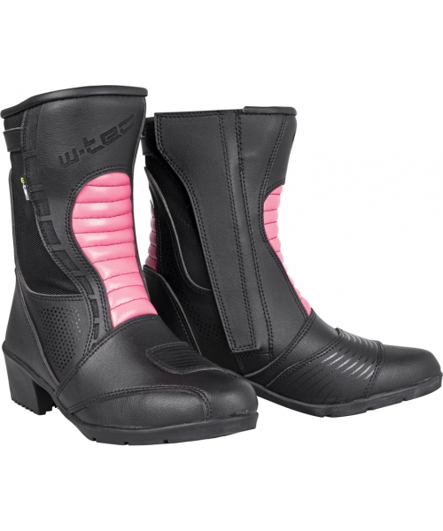 Women's High Boots W-TEC: Women's Leather Motorcycle Boots W-Tec Beckie W-5036