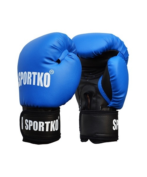 Boksikindad SportKO: Boxing Gloves SportKO PD-1, Vinyl, 12oz, Blue