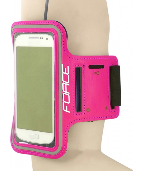 Waterproof Phone Cases : Telefono laikiklis ant rankos Force, rožinis