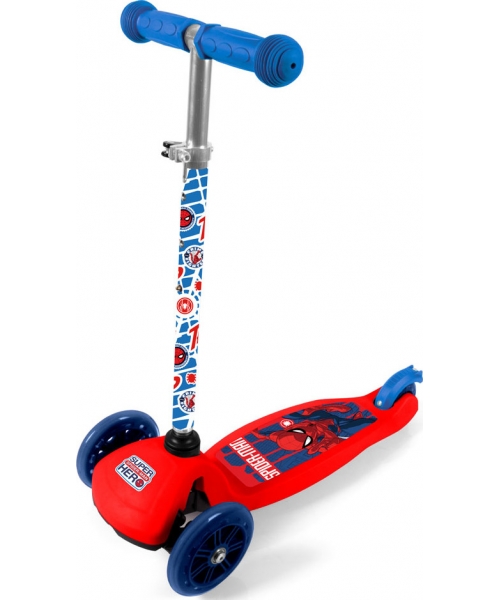 Children's Scooters : Scooter For Children Dvirtex Spiderman, Blue/Red
