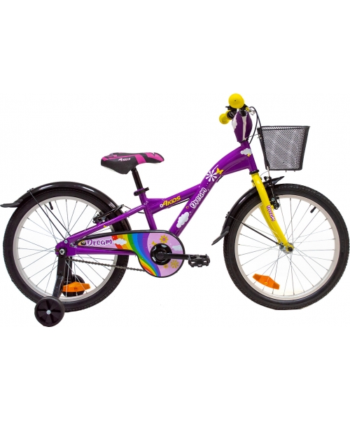 Laste- ja noortejalgrattad : Jalgratas 4KIDS Dream 20", suurus 10" (25,5 cm), lilla