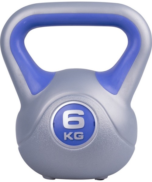 Neoprene Kettlebells inSPORTline: Vinilinė gira cementiniu užpildu inSPORTline 6kg