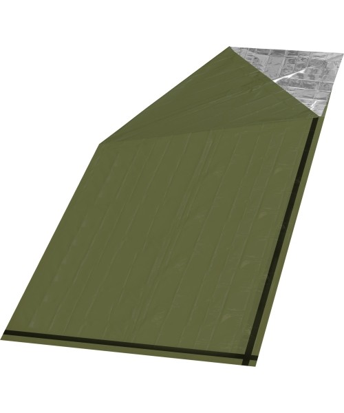 Survival Tools and Kits Cattara: Isothermal Foil Cylinder 200x92cm Cattara SOS - Green