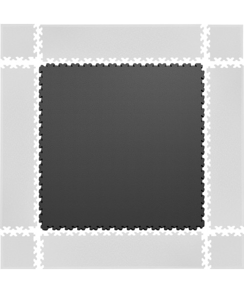 Mattresses & Tatami inSPORTline: Puzzle Floor Mat inSPORTline Simple Dark Gray