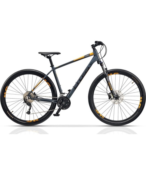 City Bikes : CROSS Fusion 9 29" 27G dydis 16,5" (42cm) (pilka/geltona)