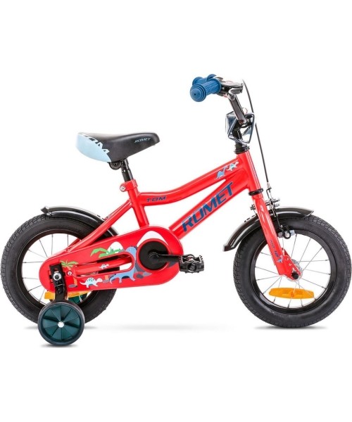 Children's and Junior Bikes Romet: Dviratis Romet Tom 12" 2021 red-blue