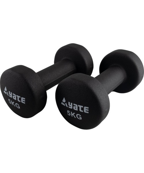 Dumbbells for Aerobics Yate: Neopreniniai fitneso hanteliai Yate 2vnt. x 5kg