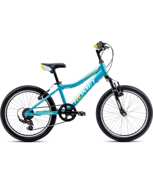 Laste- ja noortejalgrattad Romet: Dviratis Romet Rambler 20 KID 2 2024 turquoise-blue