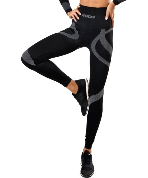 High Waist Leggings Boco Wear: Moteriškos tamprės Boco Wear Black Warrior