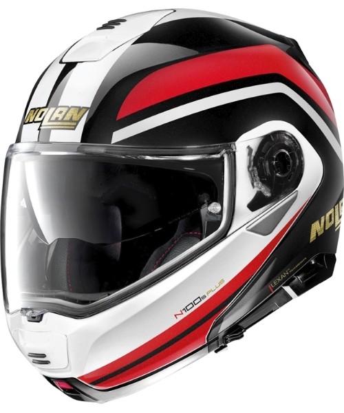 Modular Helmets Nolan: Motociklininko šalmas Nolan N100-5 Plus Anniversary N-Com P/J