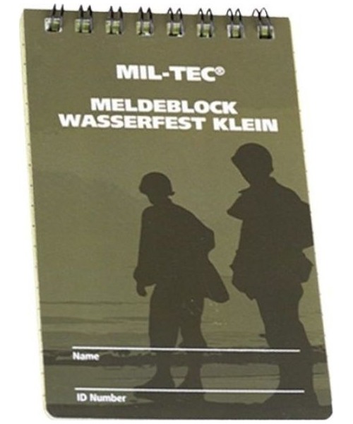 Multifunction Tools and Knives MIL-TEC: SMALL MESSAGE BOOK WATERPROOF